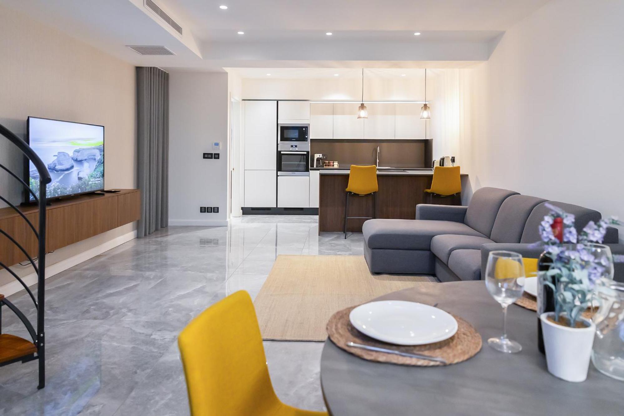 Florette Suite 1Br With Stunning Lounge Terrace By Arcobnb Il-Furjana Exterior photo